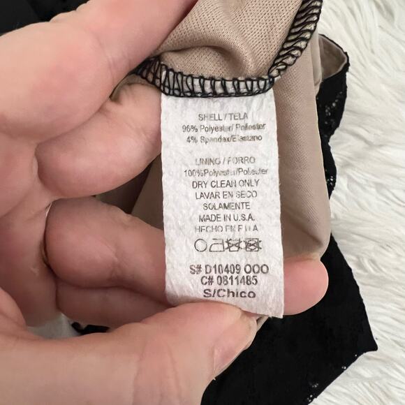 Vintage Mystic Black and Lace Mini Dress Size Small - Picture 7 of 11